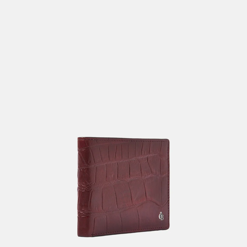 Castelijn en Beerens billfold portemonnee croco rood bij Duifhuizen