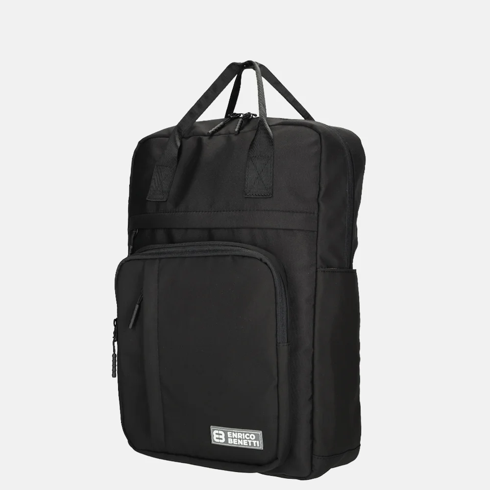 Enrico Benetti Aruba laptoprugzak 17 inch M zwart bij Duifhuizen