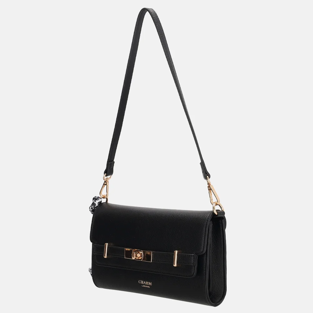 Charm London The Hamptons envelop clutch zwart bij Duifhuizen