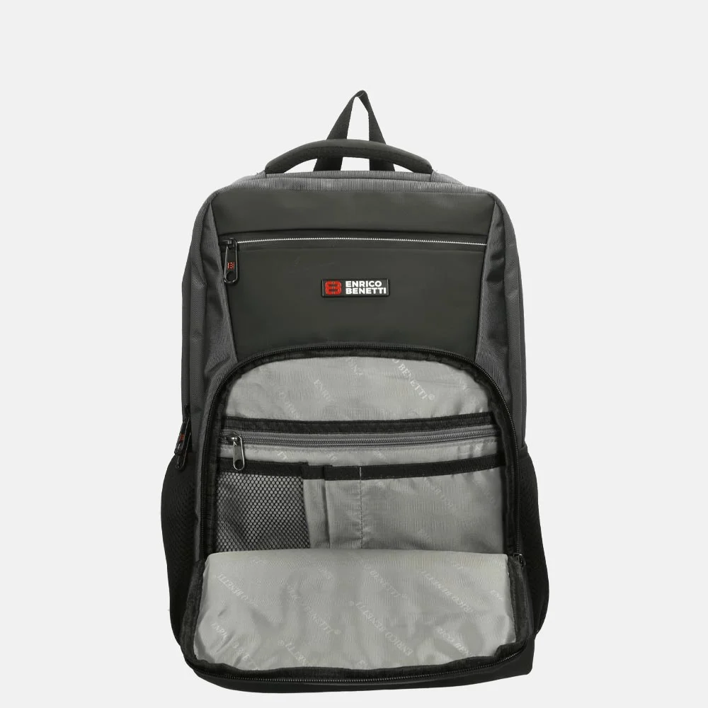 Enrico Benetti Zürich laptoprugzak 15 inch grijs bij Duifhuizen