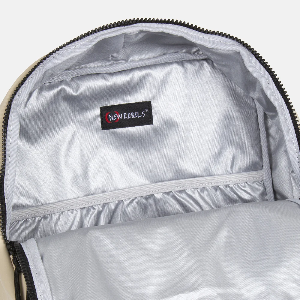 New Rebels Mart rugzak 13.3 inch beige bij Duifhuizen