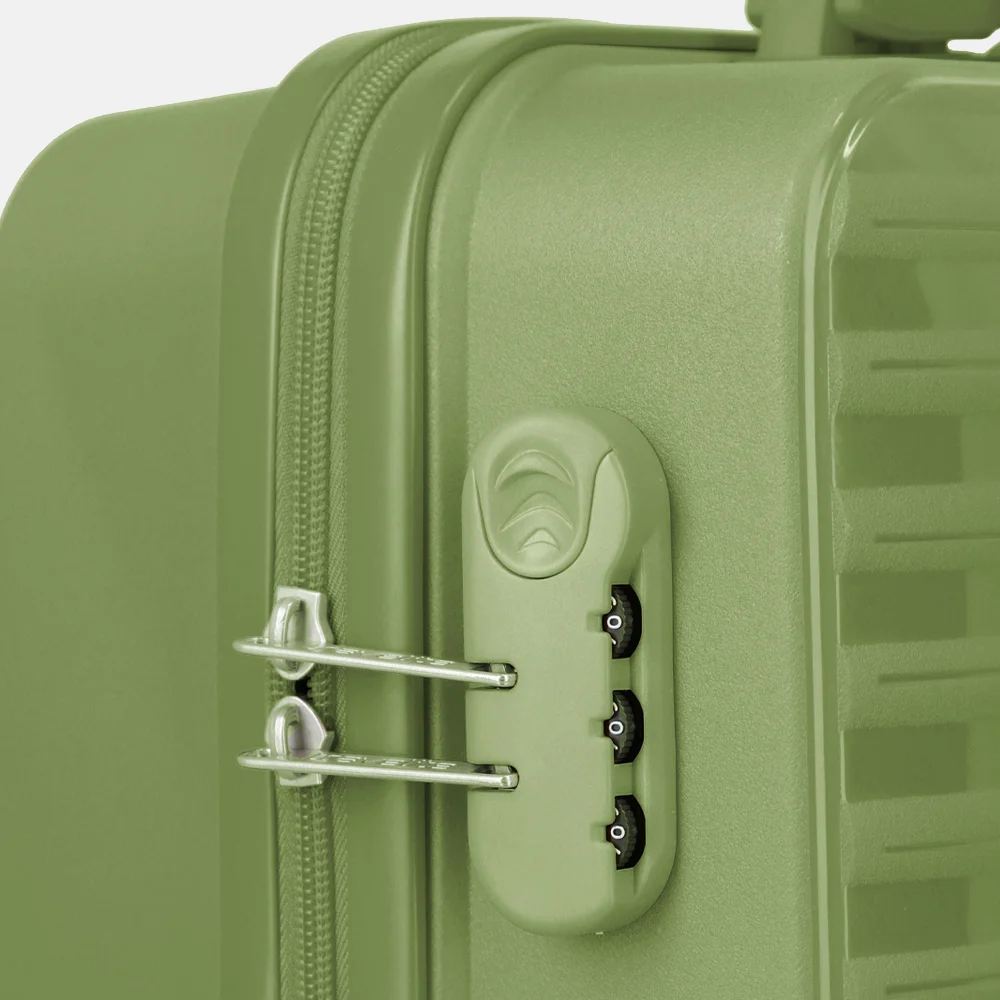 Travelite Pacific spinner 55cm olive bij Duifhuizen
