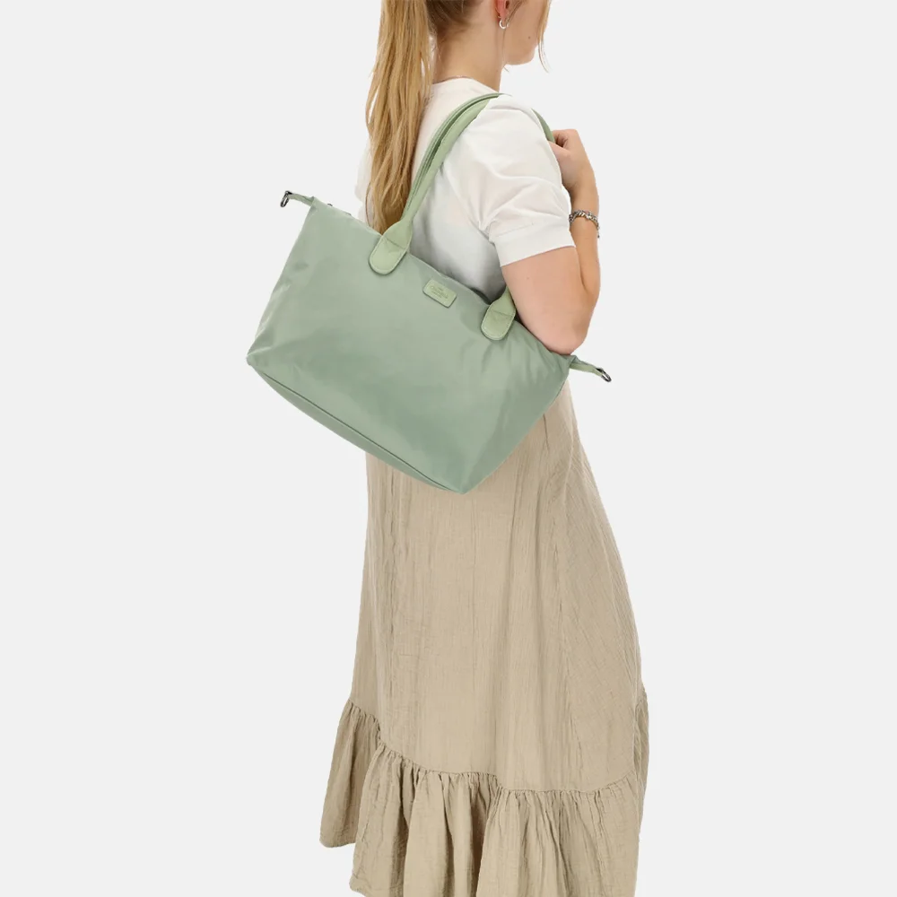 Charm London Buckingham Mono shopper M lichtgroen bij Duifhuizen