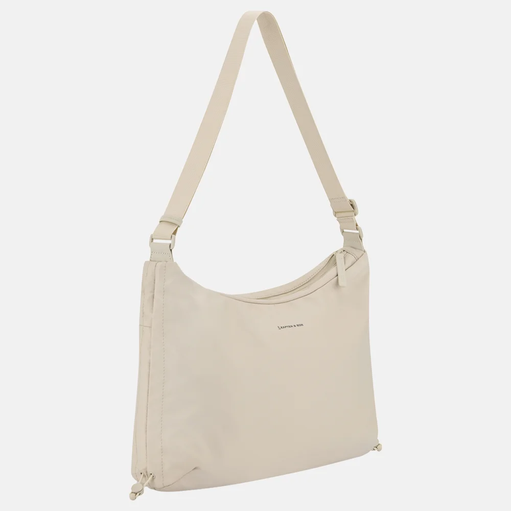 Kapten & Son Skara Large crossbody tas sandstone bij Duifhuizen