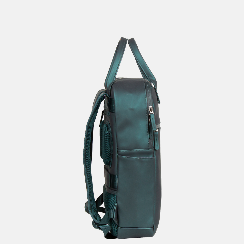 New Rebels Harper rugzak 14.1 inch dark green bij Duifhuizen