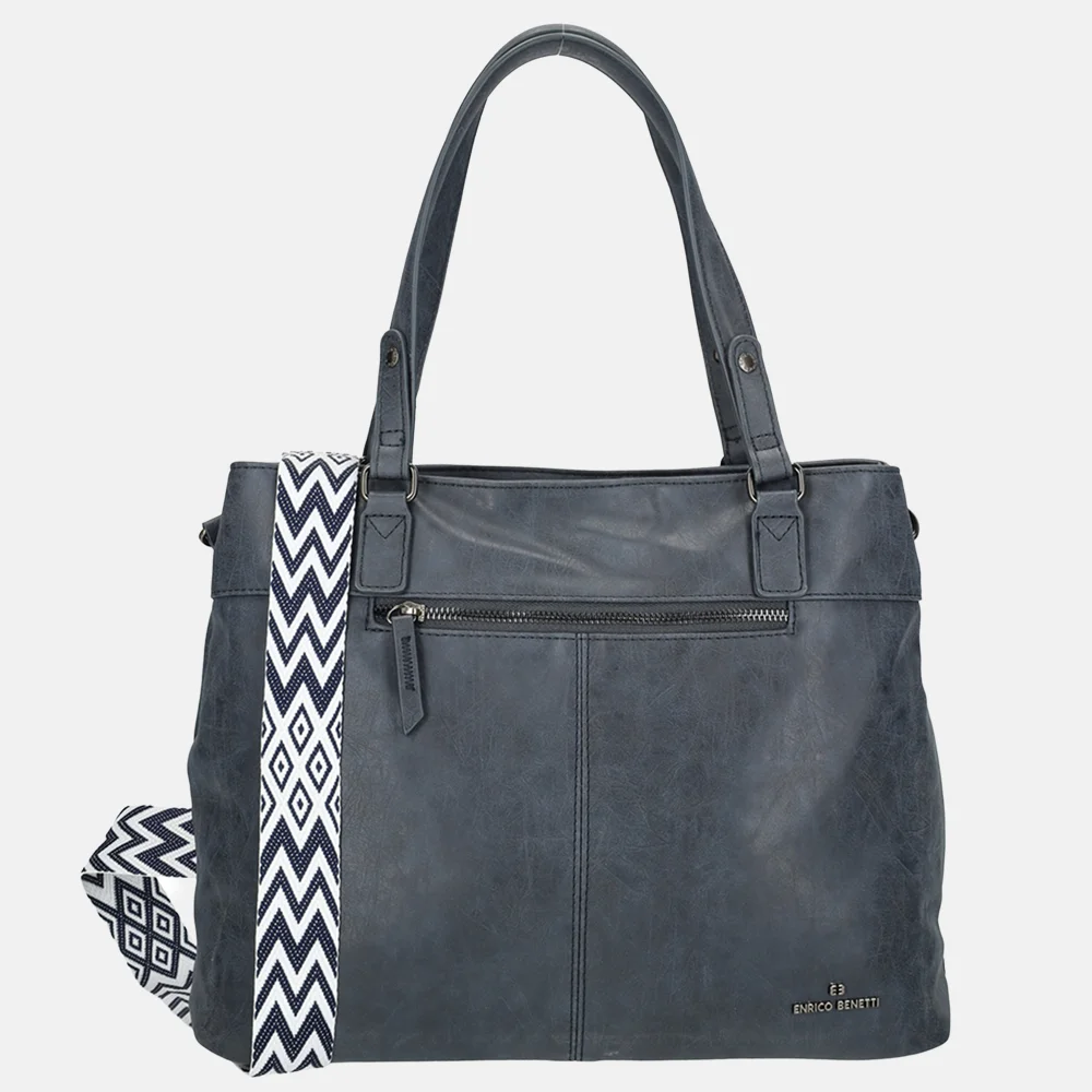 Enrico Benetti Stacey shopper blauw