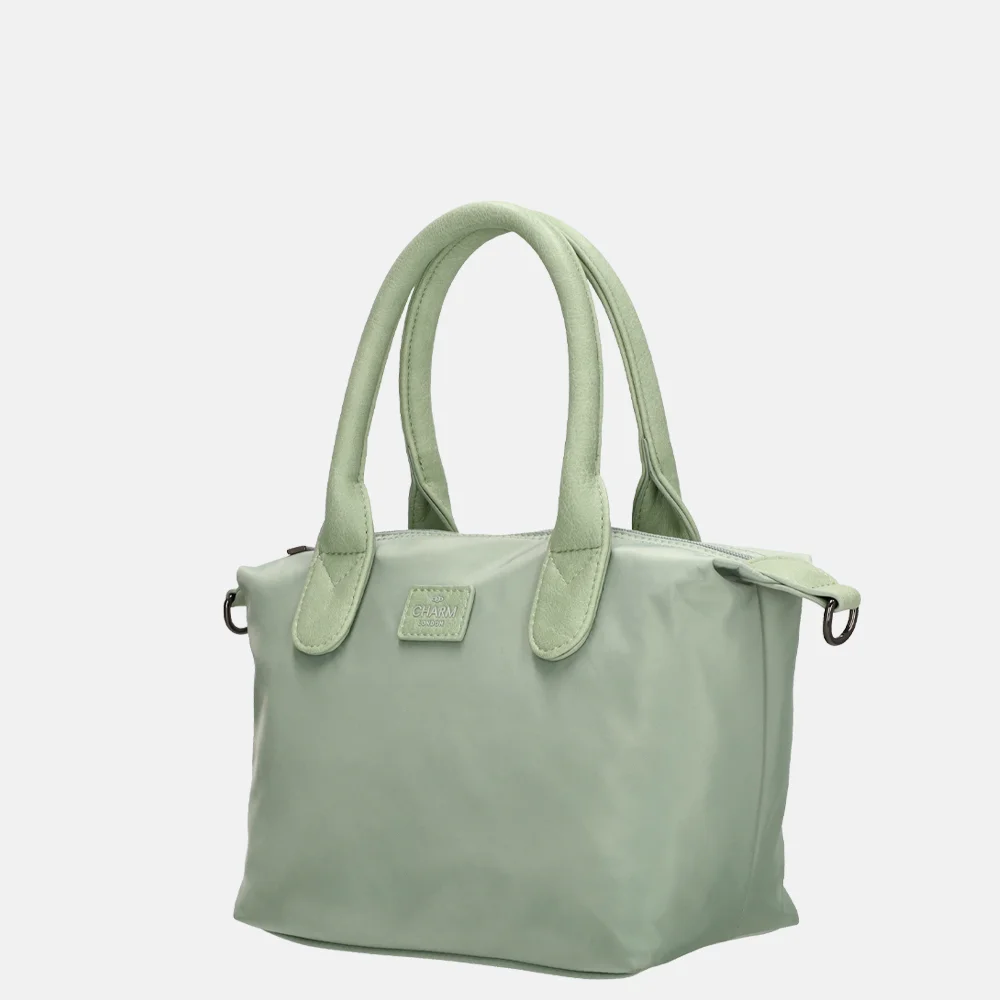 Charm London Buckingham Mono handtas lichtgroen bij Duifhuizen