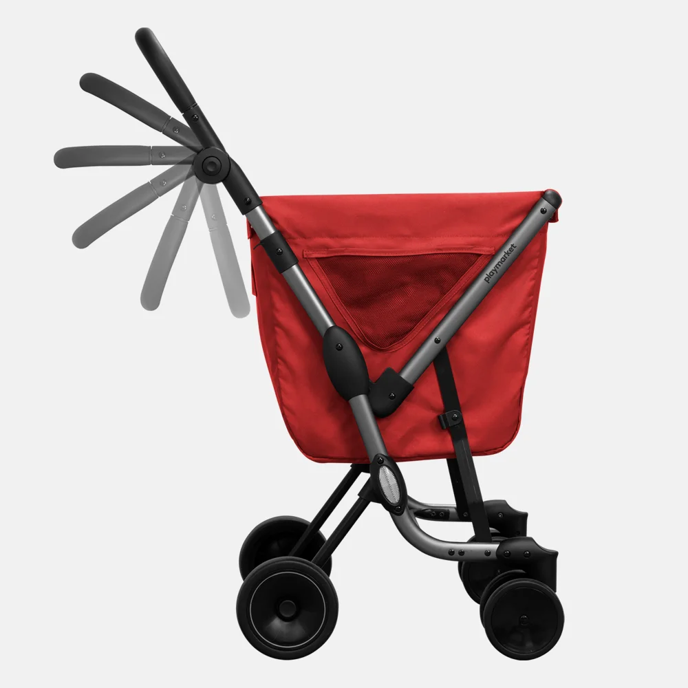 Playmarket We Go boodschappenkar rood bij Duifhuizen