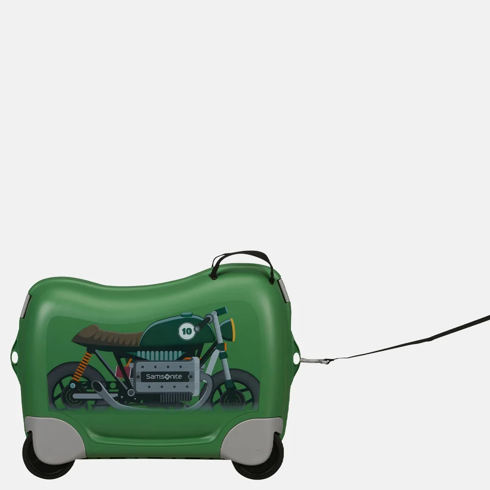 Samsonite Dream2go Ride-On kinderkoffer motorbike groen bij Duifhuizen