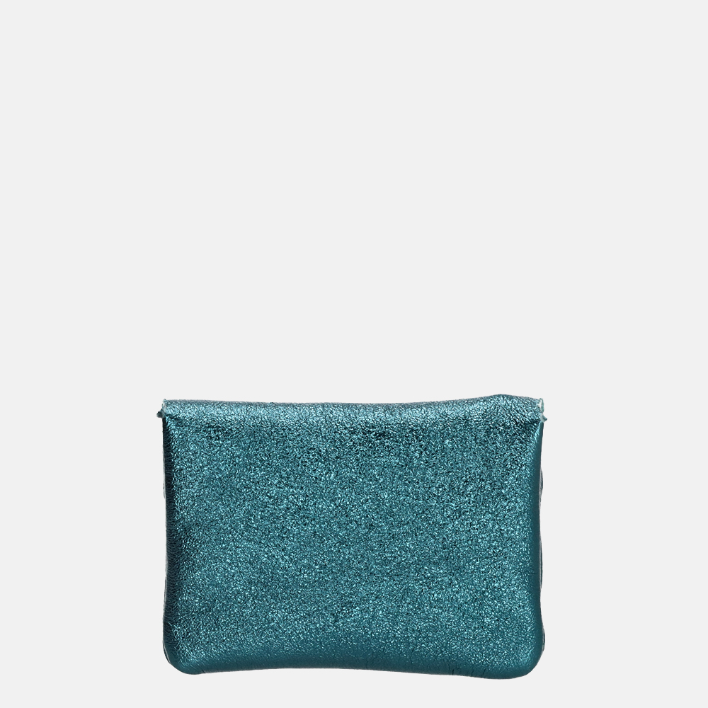 Charm London Glitter portemonnee petrol bij Duifhuizen