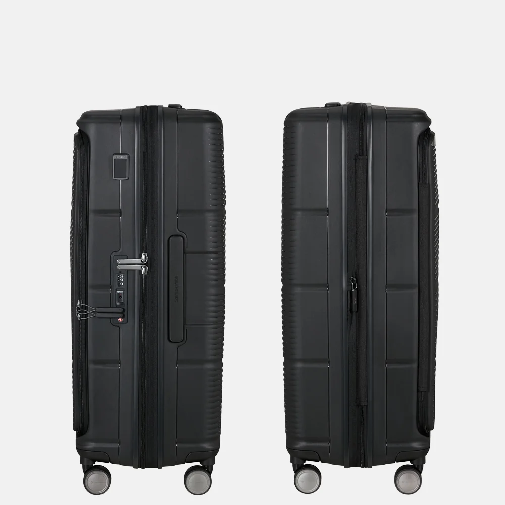 Samsonite Paralux HS Spinner reiskoffer expendable 75 cm black bij Duifhuizen
