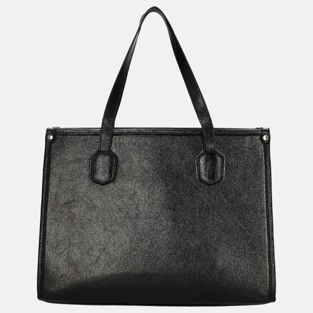 Charm London Kingsway shopper zwart bij Duifhuizen