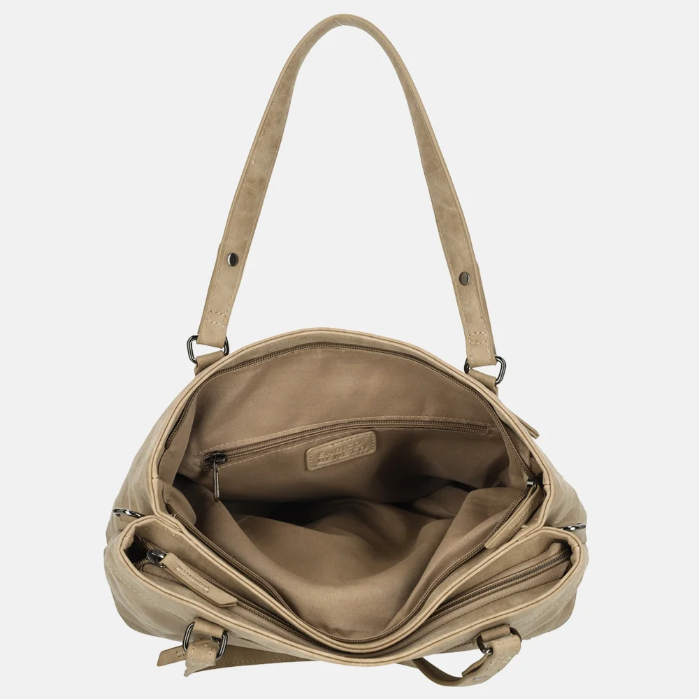 Enrico Benetti Stacey shopper middentaupe bij Duifhuizen