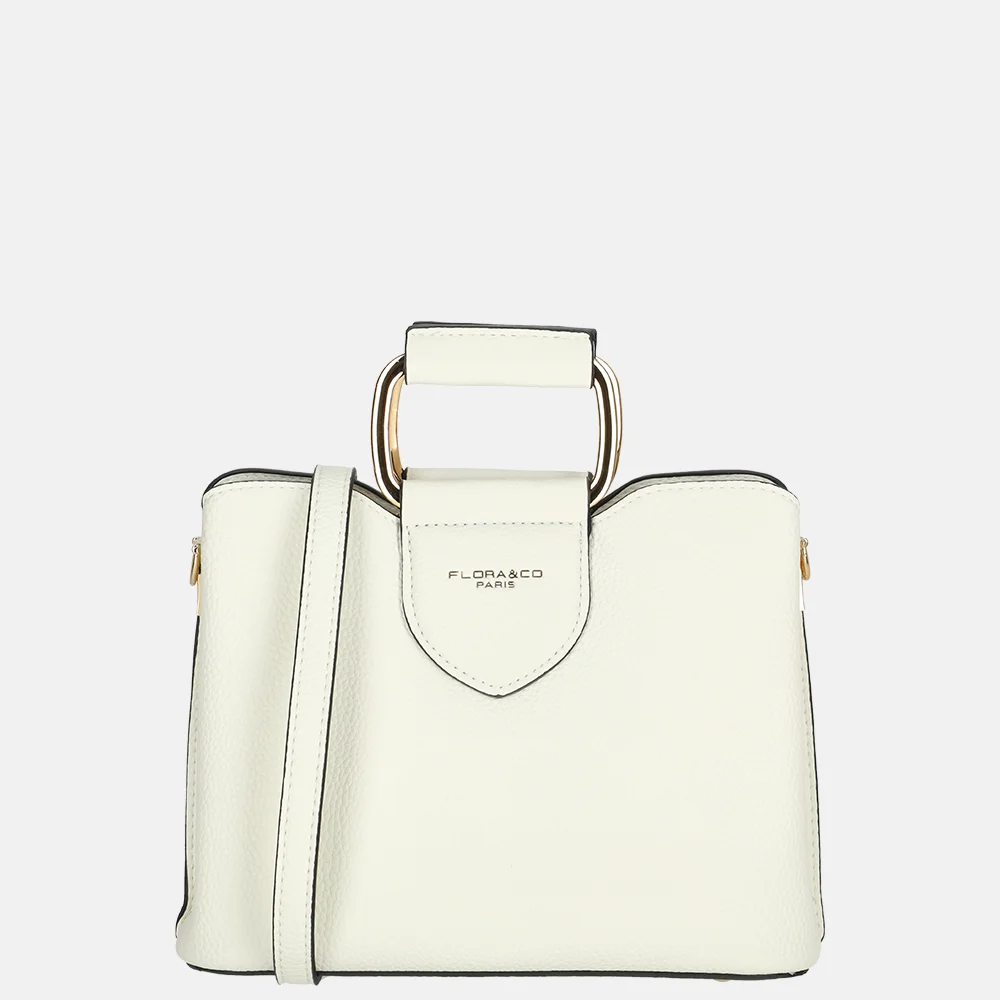 Flora & Co handtas S white