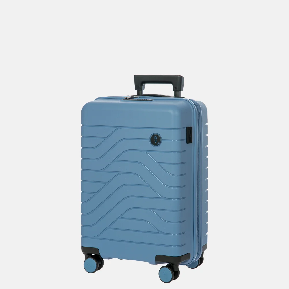 Bric's Ulisse handbagage koffer 55 cm grey blue bij Duifhuizen