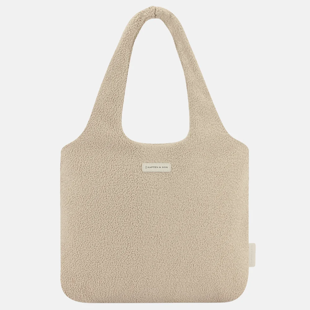Kapten & Son Skara shopper sandstone fleece