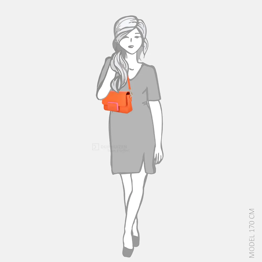 Valentino Bags Thetis crossbody tas arancio bij Duifhuizen