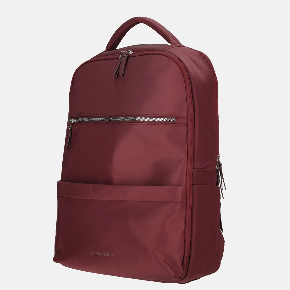 Enrico Benetti Caroline laptoprugzak 15 inch bordeaux bij Duifhuizen