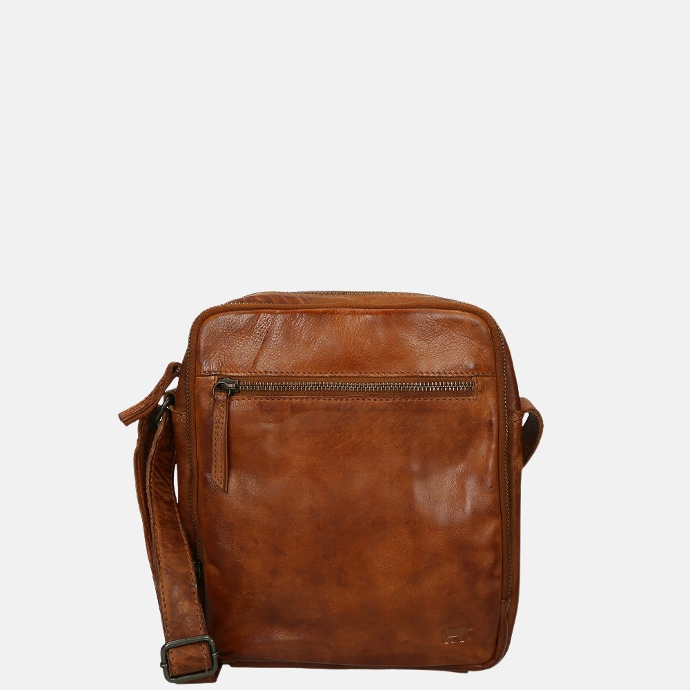 Bear Design crossbody tas M cognac