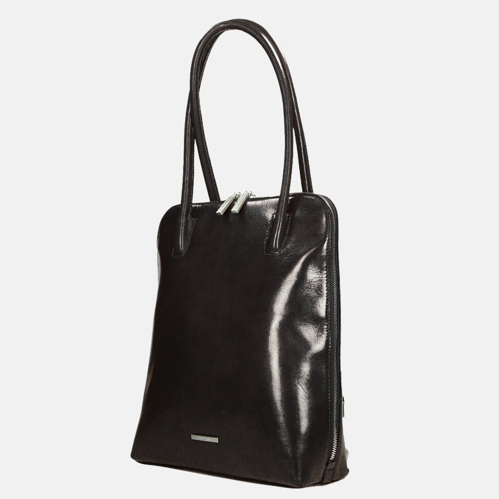 Claudio Ferrici Classico shopper/rugzak black bij Duifhuizen