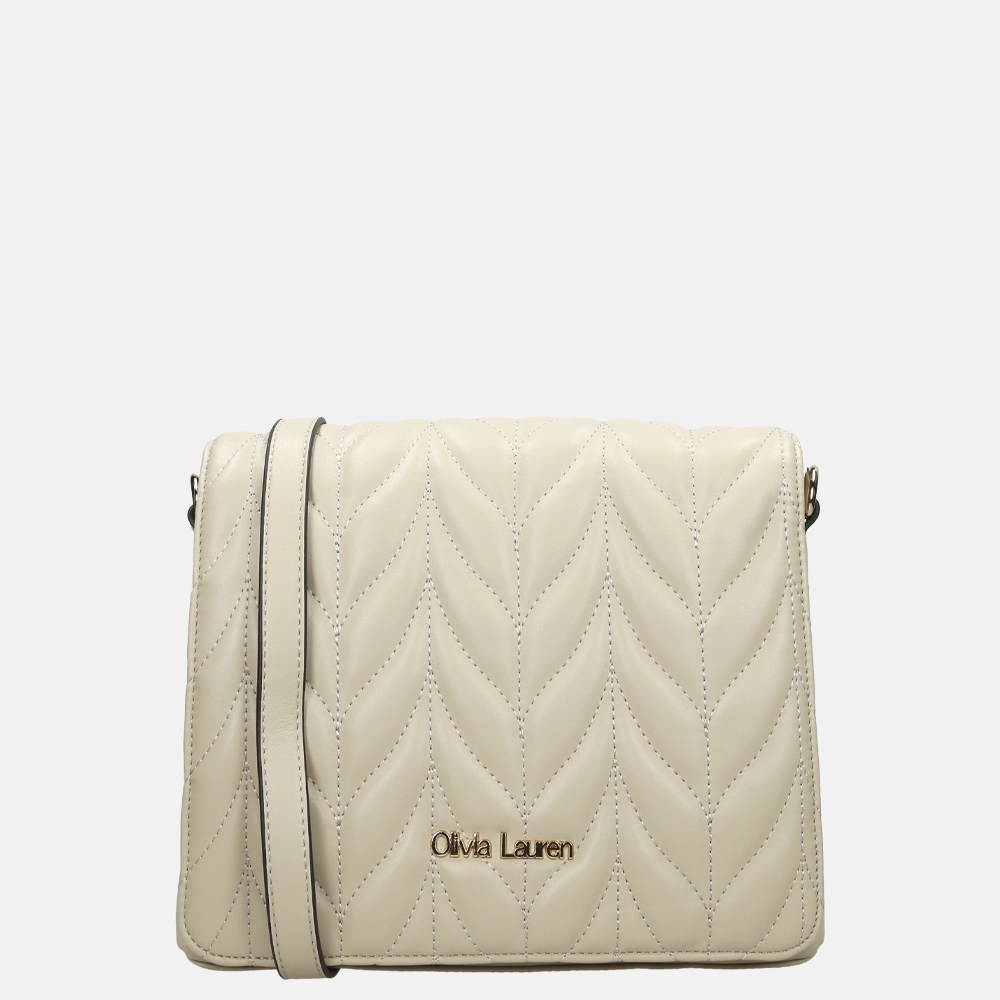 Olivia Lauren crossbody tas creme
