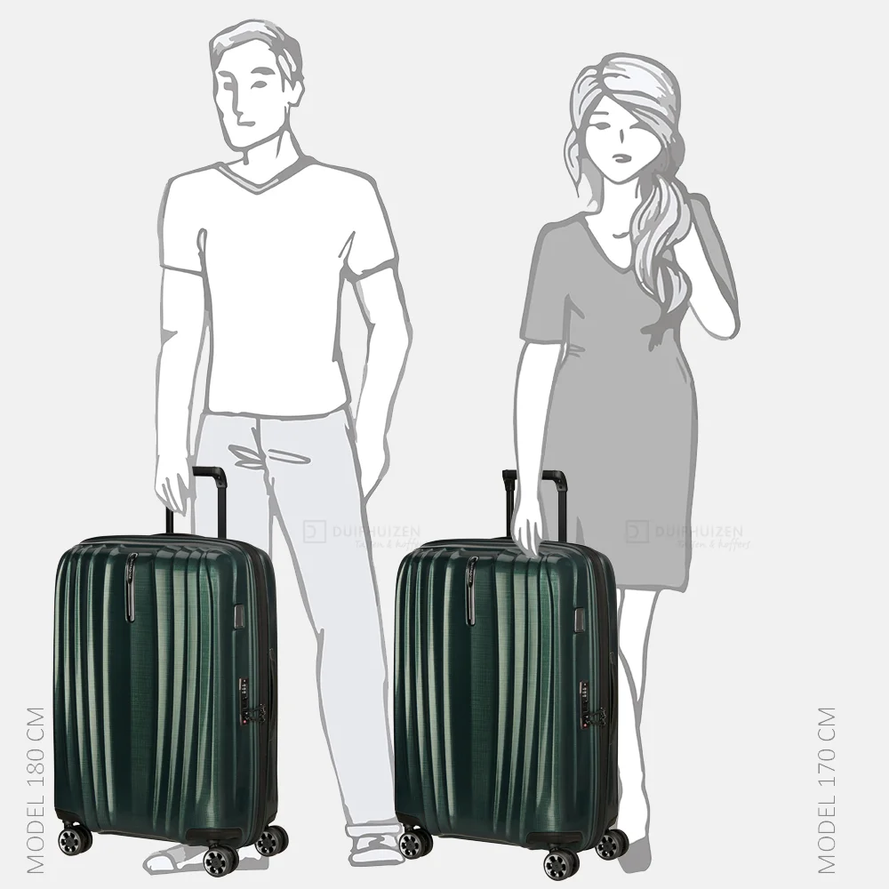 Samsonite Nexis Spinner Expendable reiskoffer 70 cm deep forest bij Duifhuizen