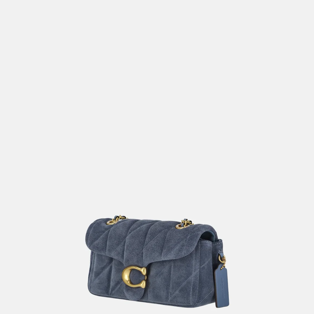 Coach Tabby Quilted schoudertas 20' light denim bij Duifhuizen