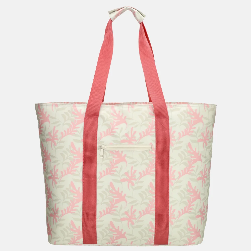 Zebra Trends strandtas met koelvak abstract roze | 022759-Roze