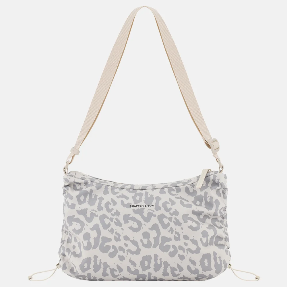 Kapten & Son Skara LEO crossbody tas S leopard bij Duifhuizen