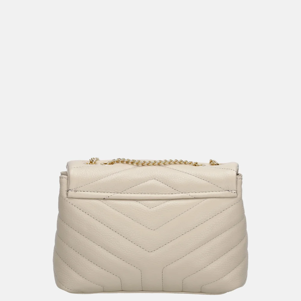 Charm London schoudertas beige bij Duifhuizen