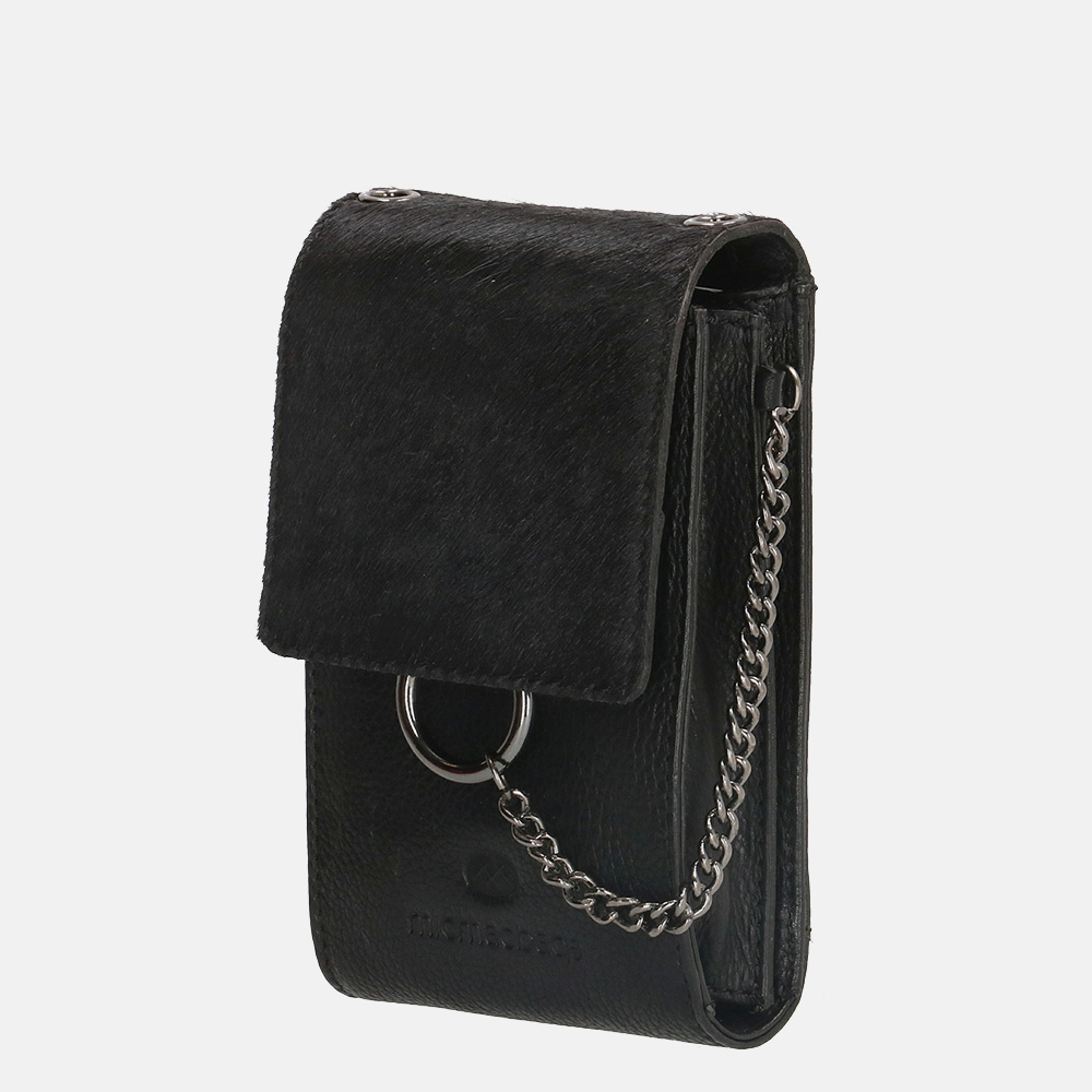 Micmacbags Mendoza crossbody tas zwart bij Duifhuizen