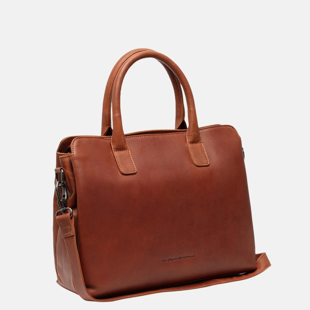 Chesterfield Valmonte handtas cognac bij Duifhuizen