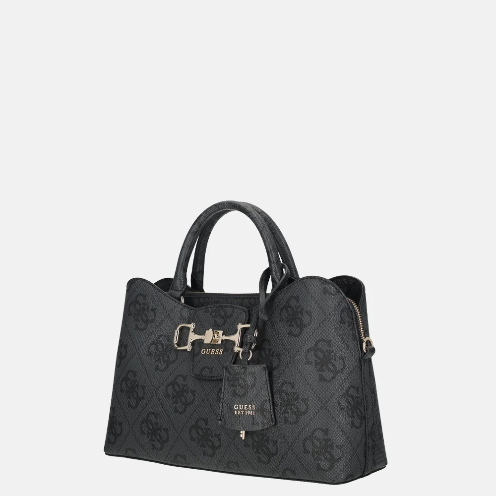 Guess Janie girlfriend handtas coal logo bij Duifhuizen