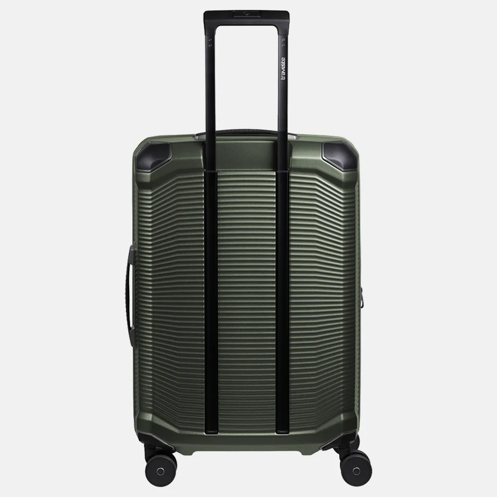 Travelite Millennium reiskoffer 67 cm pine green bij Duifhuizen