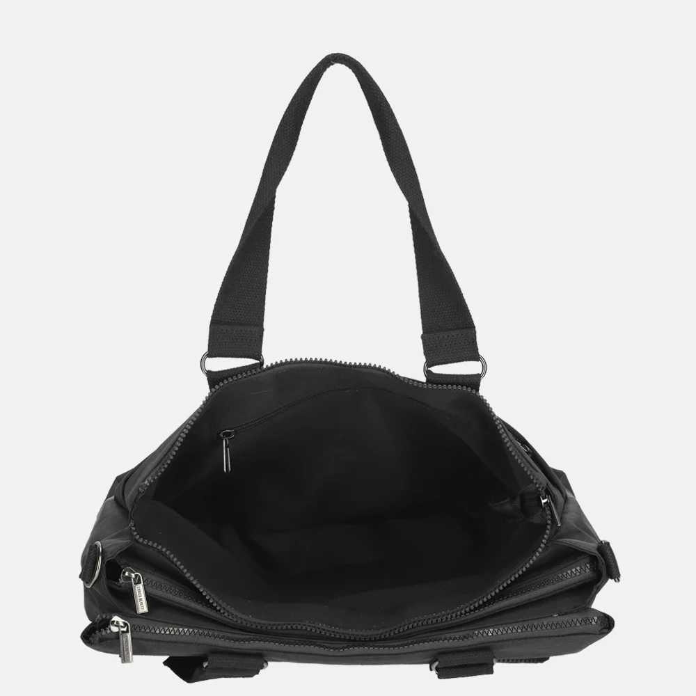 Enrico Benetti Suzie laptoptas 15 inch zwart bij Duifhuizen