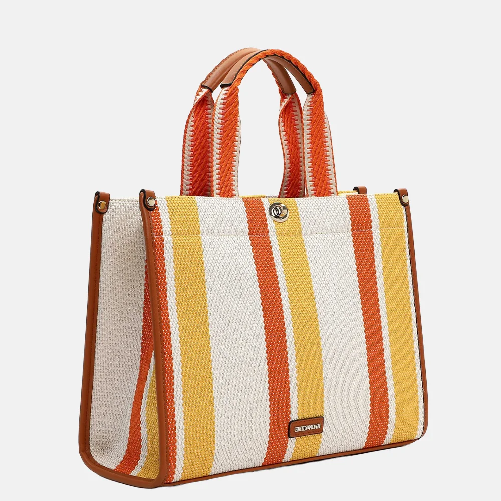 Emily & Noah Jasmin handtas L orange bij Duifhuizen