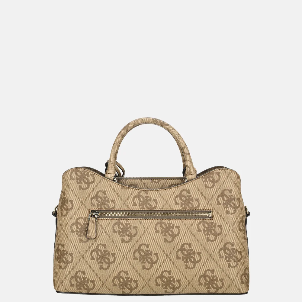 Guess Janie girlfriend handtas latte logo bij Duifhuizen