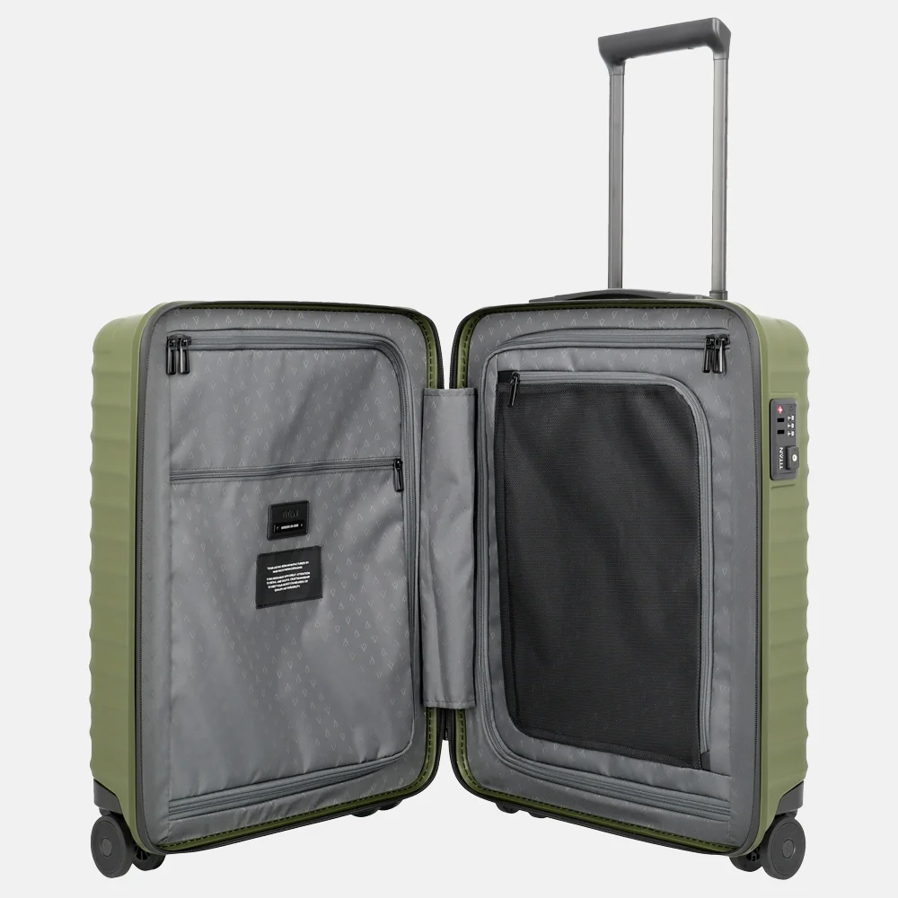 Titan Upgrade handbagage koffer 55 cm forest green bij Duifhuizen