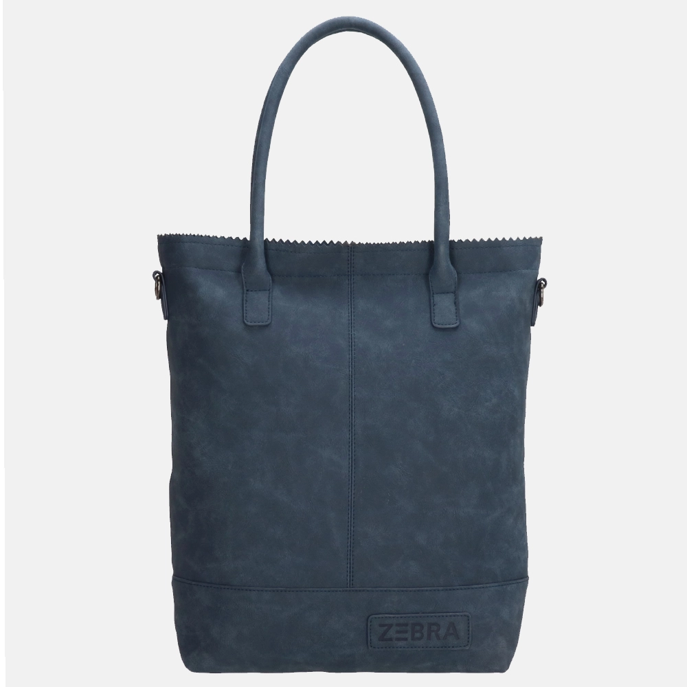 Zebra Trends shopper jeansblauw bij Duifhuizen
