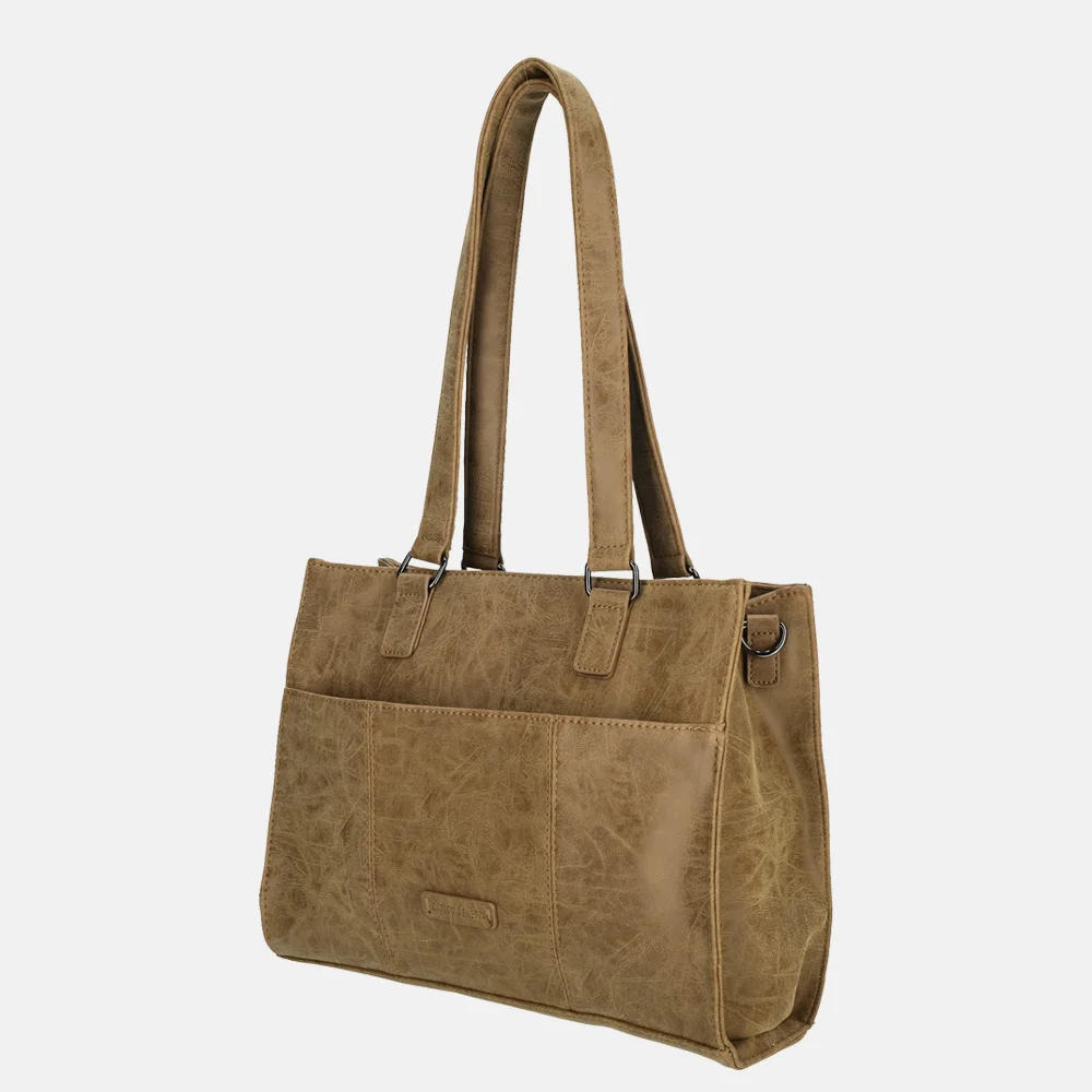 Enrico Benetti Kate handtas M camel bij Duifhuizen