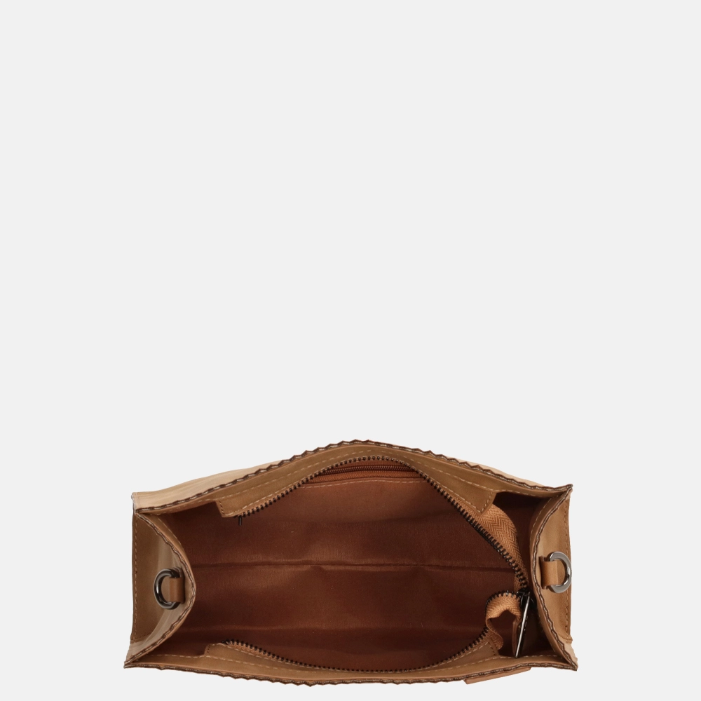 Zebra Trends crossbody tas camel bij Duifhuizen