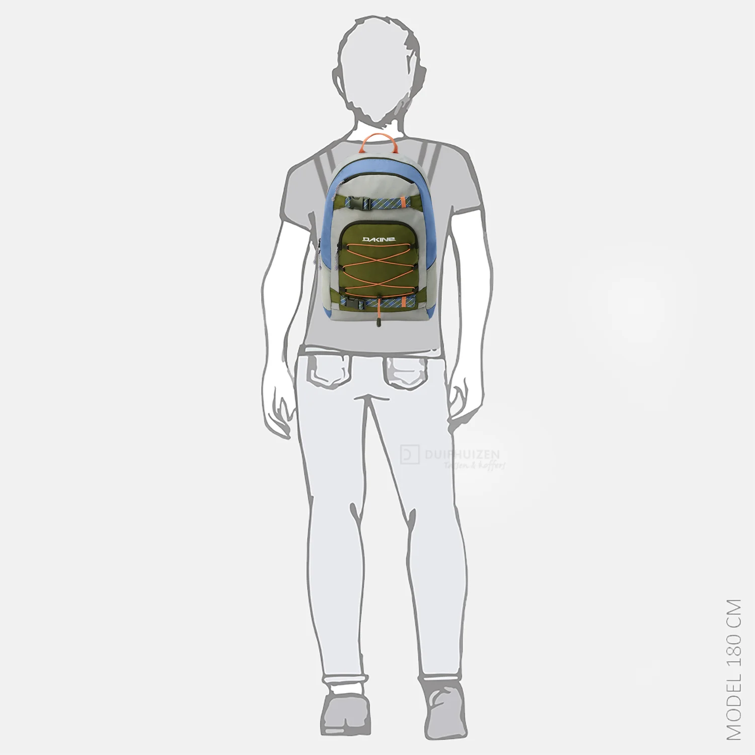Dakine Grom backpack 23L rugzak crestline bij Duifhuizen