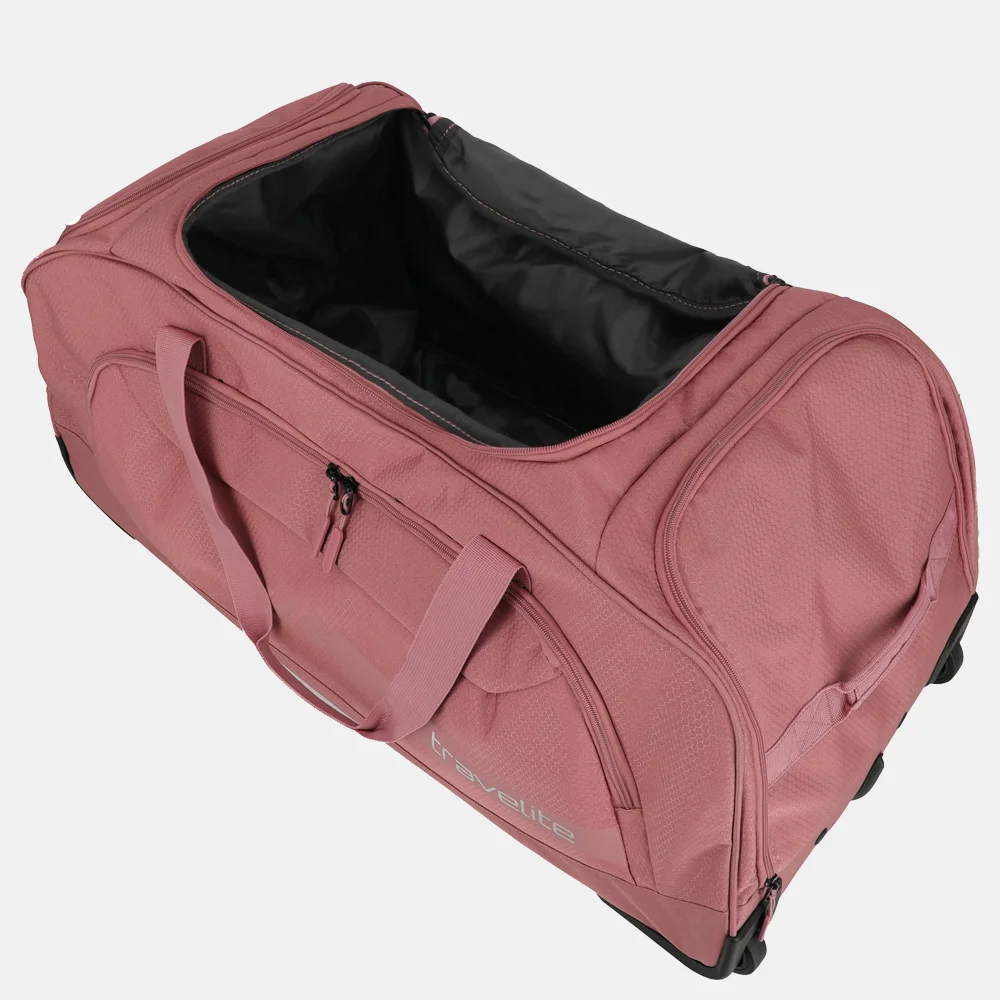 Travelite Kick Off Duffle wieltas XL rose bij Duifhuizen