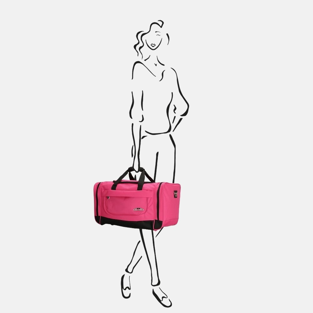 Enrico Benetti Orlando weekendtas S fuchsia bij Duifhuizen