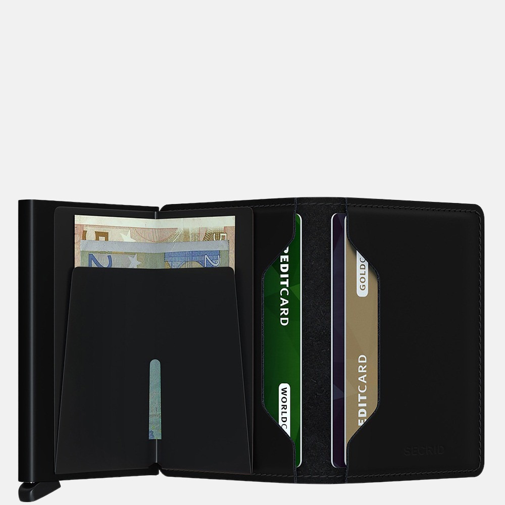 Secrid Slimwallet pasjeshouder matte black bij Duifhuizen