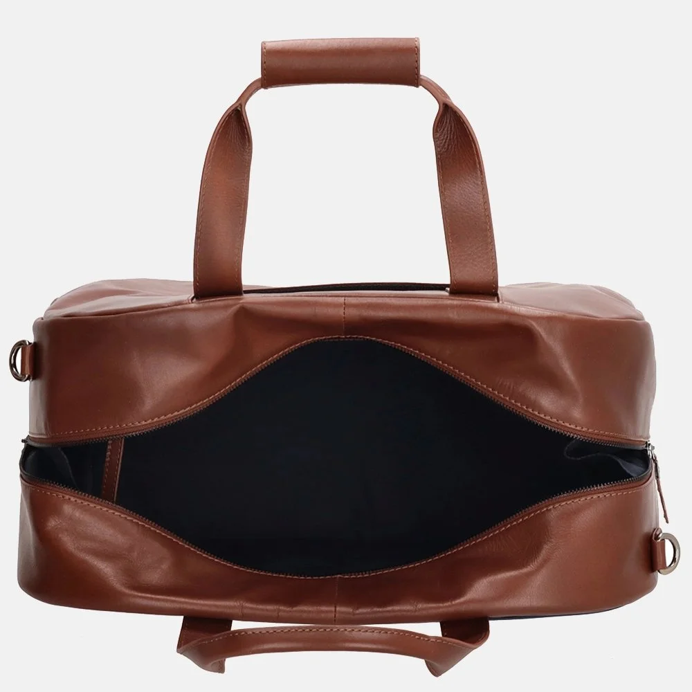 Micmacbags Le Mans weekendtas cognac bij Duifhuizen