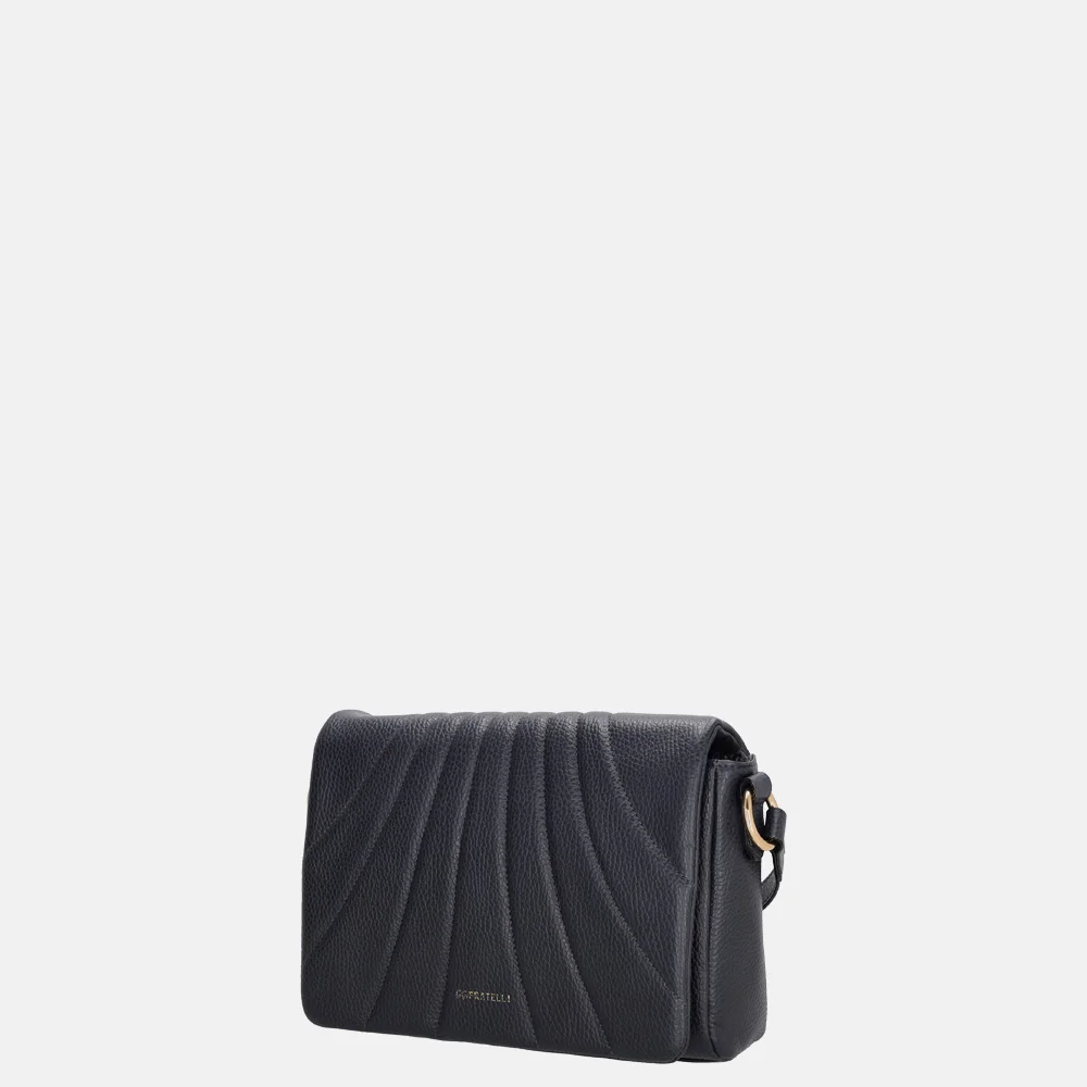 Gigi Fratelli schoudertas navy  bij Duifhuizen