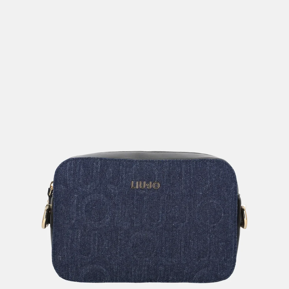 Liu Jo Manhattan crossover crossbody tas dress blue bij Duifhuizen