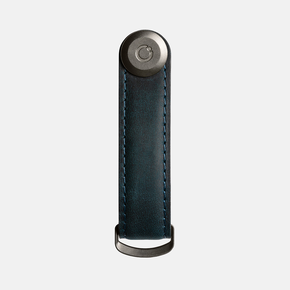 Orbitkey Key Organizer 2.0 Crazy Horse marine blue/blue bij Duifhuizen