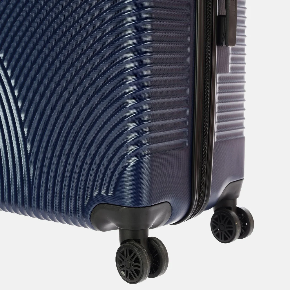 Enrico Benetti Louisville koffer 65 cm blauw bij Duifhuizen